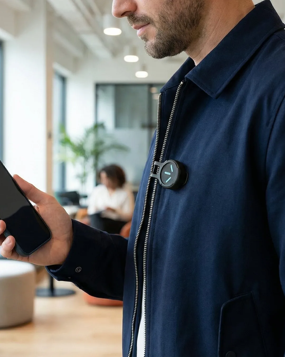 Bluetooth alarm knop